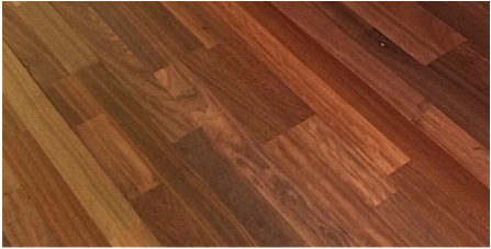 Photo: Red Iron Bark flooring from Hurford Hardwoods USA